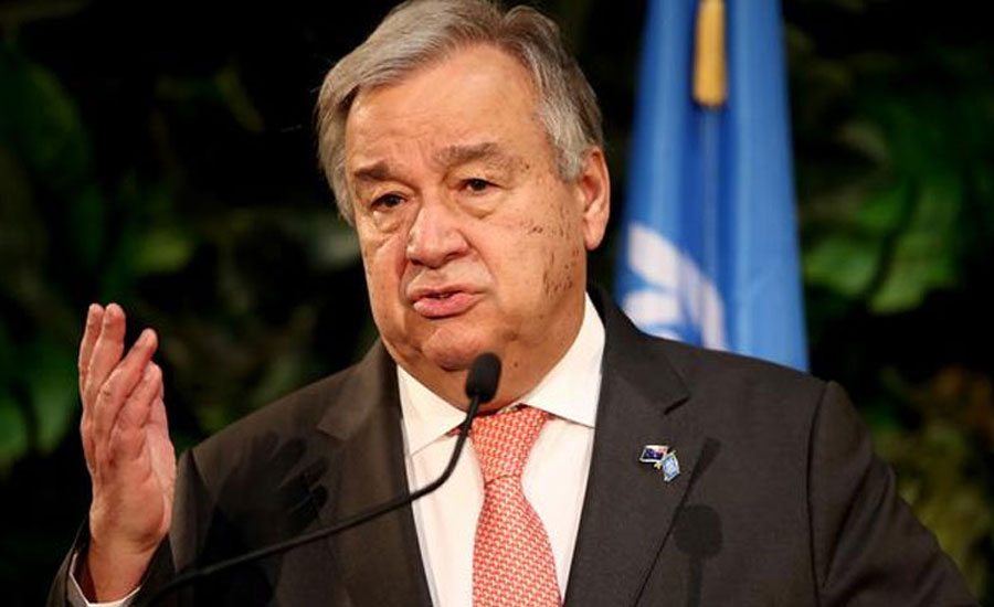 UN chief urges Pakistan, India to come together to resolve Kashmir issue