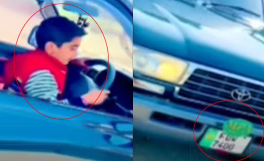 Minor boy spotted again driving SUV in Multan