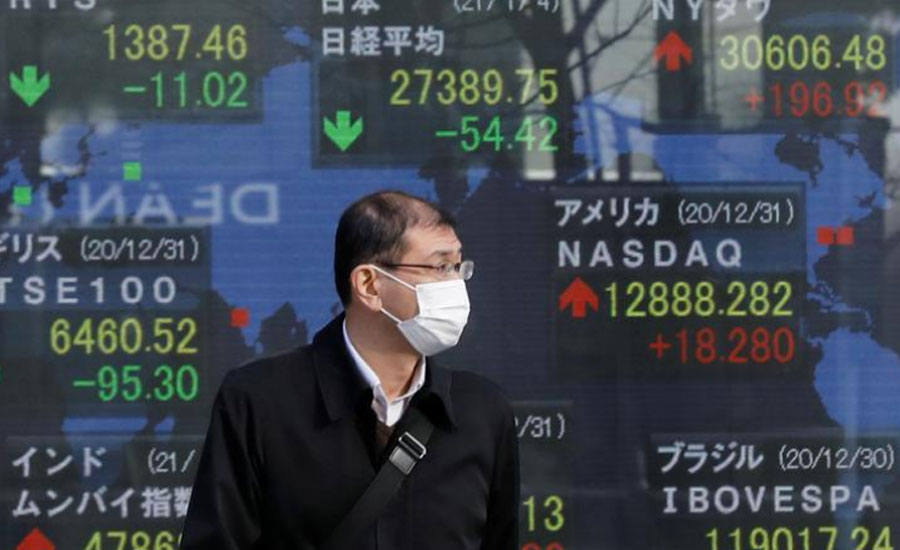 Asian stocks ease on China liquidity worries, stimulus hopes lift US bond yields