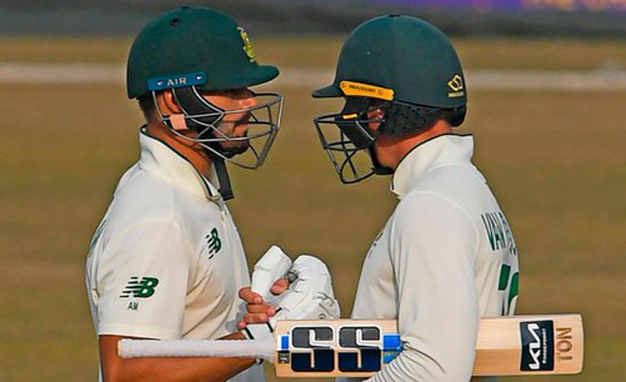 Markram, Van der Dussen give South Africa hope against Pakistan in 2nd Test