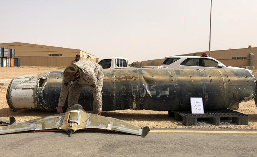 Saudi-led coalition says intercepted two Houthi armed drones