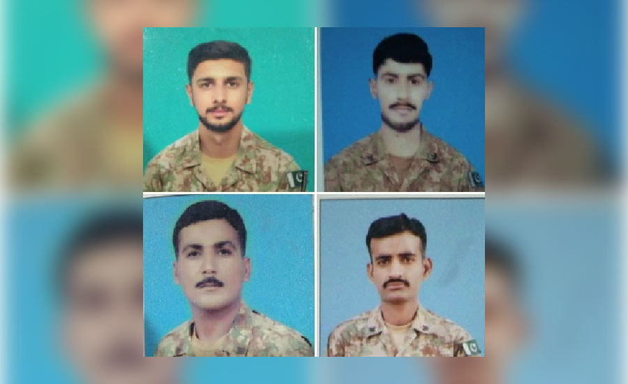 Four soldiers martyred in exchange of fire with terrorists in South Waziristan