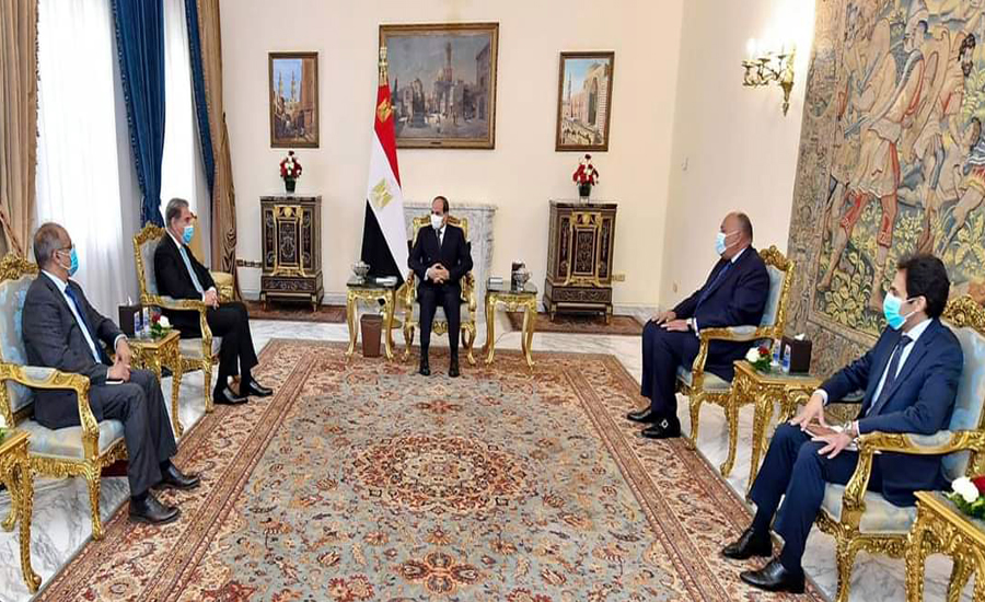 FM Qureshi, Egyptian President Abdel Fattah Al Sisi discuss IIOJ&K situation & Afghan peace process