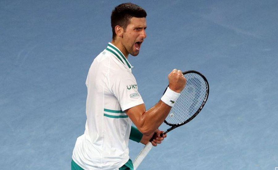 Pain-free Djokovic ends Karatsev run to reach ninth final