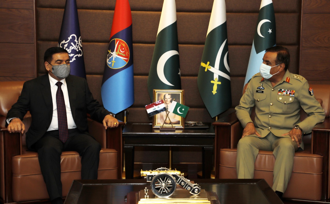 CJCSC Gen Nadeem Raza, Iraq defence minister discuss strengthening of security cooperation