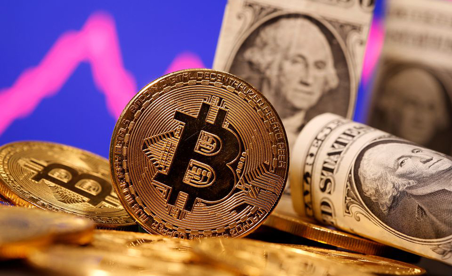 Bitcoin reaches record high up to $59,755