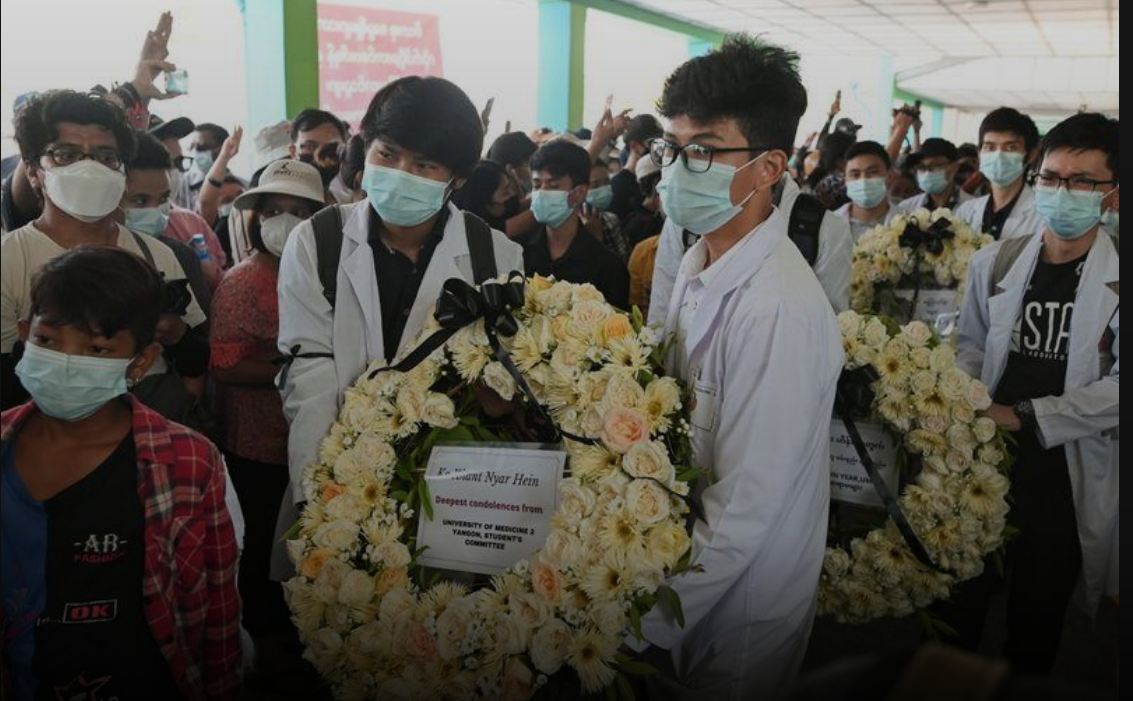 Myanmar families hold funerals for crackdown victims as activists defy security crackdown