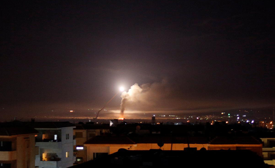 Syrian air defenses intercept Israeli attack around Damascus