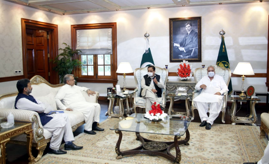 PML-N MPA Ashraf Ansari calls on Punjab CM Usman Buzdar