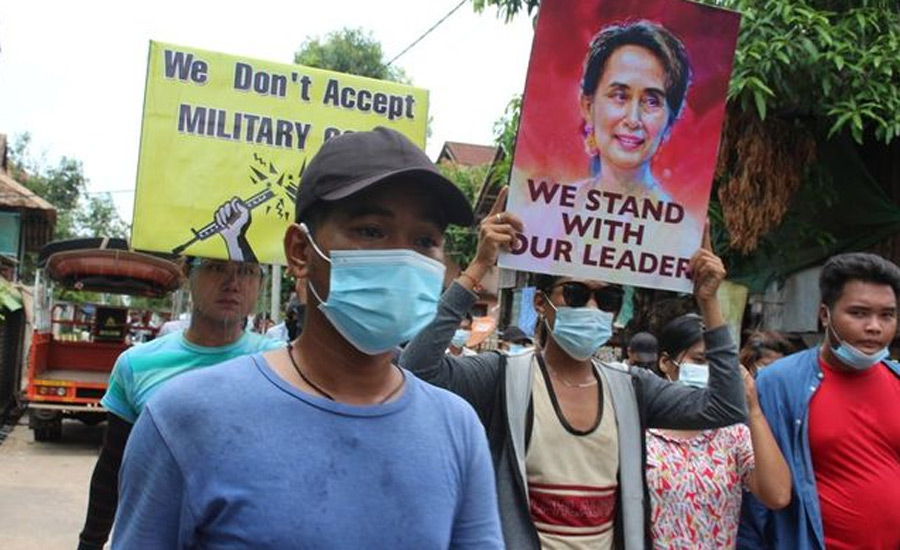 Myanmar protesters take up Easter eggs; junta hunts celebrities