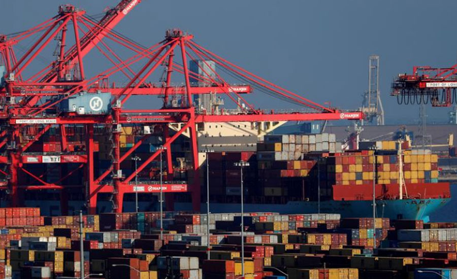 US trade deficit hits record high as economy gains speed