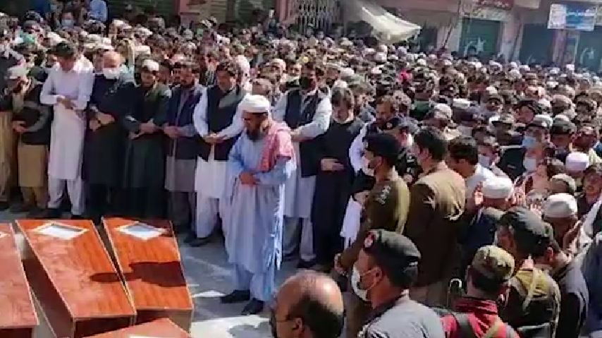 Funeral for murdered miners held in Kohat