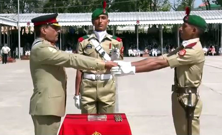 Passing out parade of 143rd Long Course held at PMA Kakul