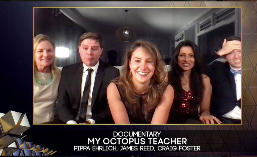 Human-octopus love story up for best documentary Oscar