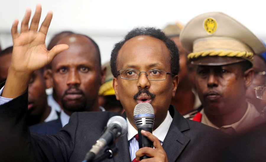 Somali ex-leader says soldiers attacked his home, blames president