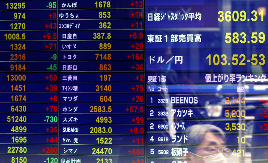 Asian shares pulled higher by China, eyes on Fed and US GDP