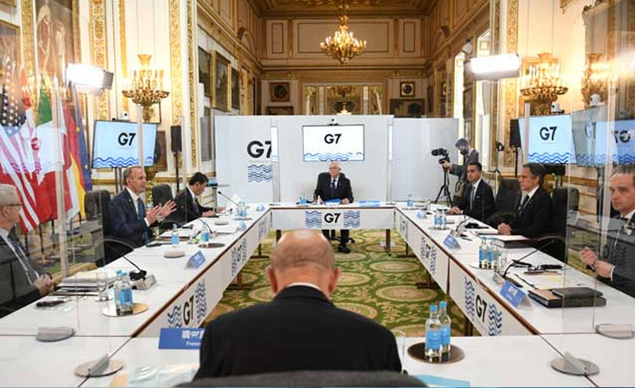 G7 foreign ministers meet in London to discuss ways to counter China, Russia