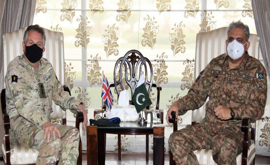 COAS Qamar Bajwa, UK Chief of Defence discuss Afghan peace process