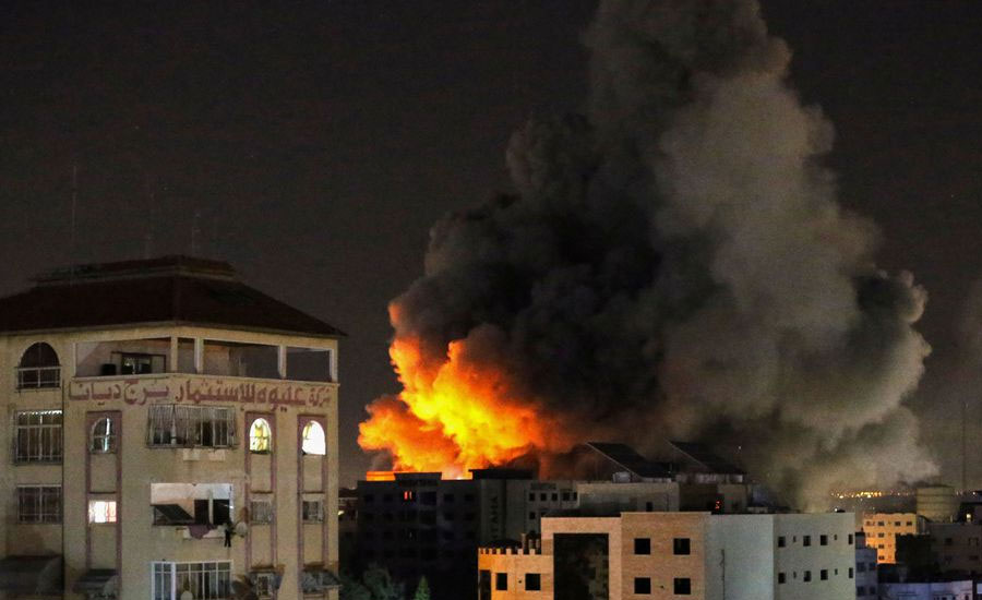 Death toll of martyrs in Gaza has risen to 48 from Israeli air strikes