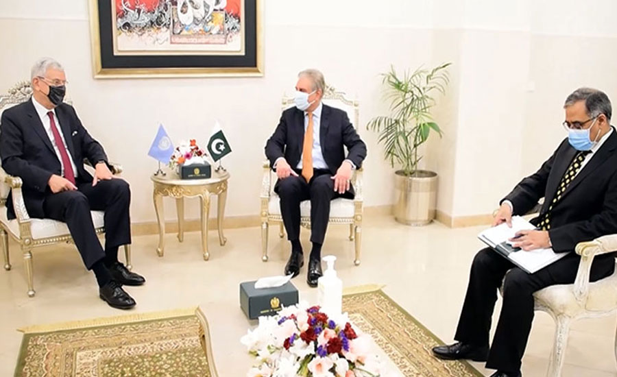 FM, UNGA president discuss Kashmir, Palestine & Afghan peace process