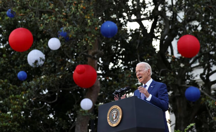 Celebrating nation's birth, Biden urges Americans to help end COVID-19 pandemic