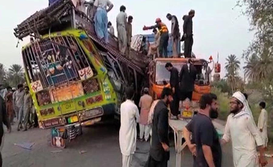 30 killed, more than 60 injured in DG Khan bus, trailer collision