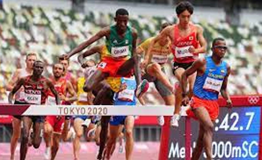 Athletics-Lamecha tops 3000m steeplechase heats, to take on Kenyans in finals