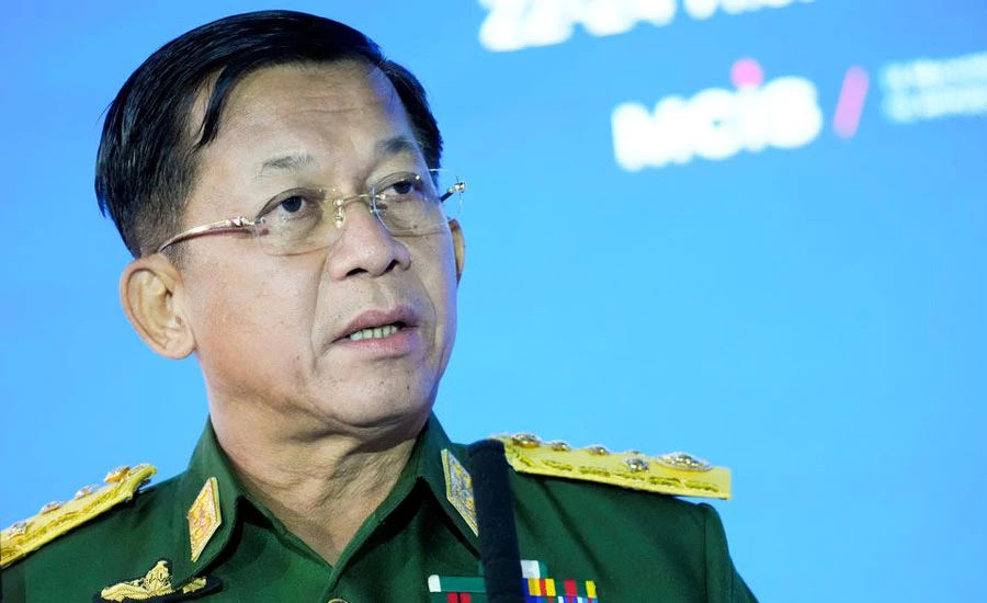 Myanmar army ruler pledges elections, ASEAN cooperation in speech six months after coup