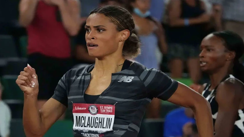 Athletics-American McLaughlin breaks world record to win women's 400 hurdles