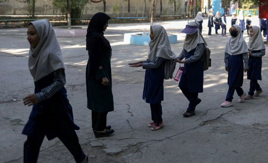 Some Afghan girls return to school, others face anxious wait