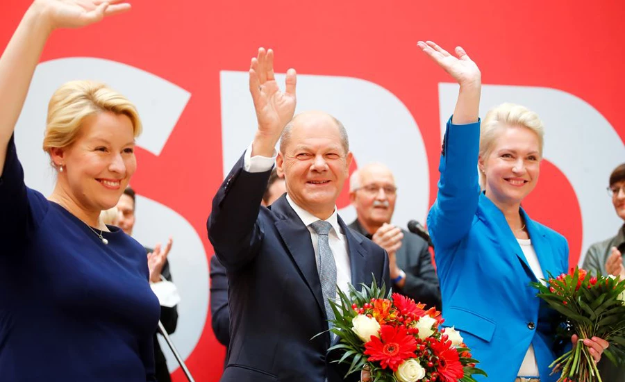 Germany's Social Democrats seek three-way alliance to replace Merkel-led coalition