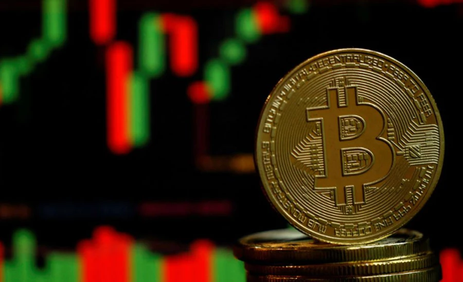 Best-known cryptocurrency Bitcoin rises 7.1% to $55,163