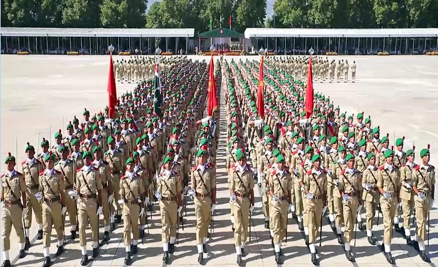 Passing-out parade of 144th Long Course, other courses held at PMA Kakul