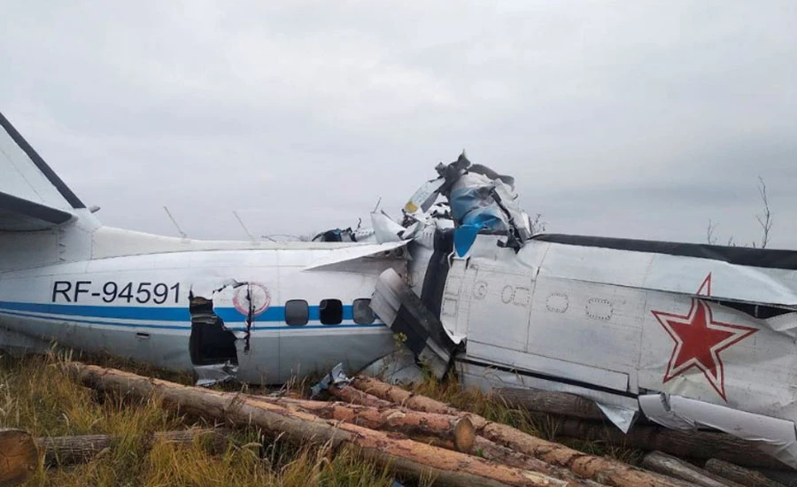 Russian plane crashes in Tatarstan region