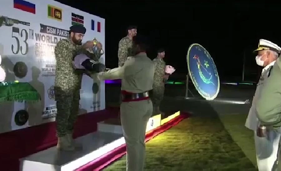 Asif Mehmood wins gold medal in World Military Shooting Championship