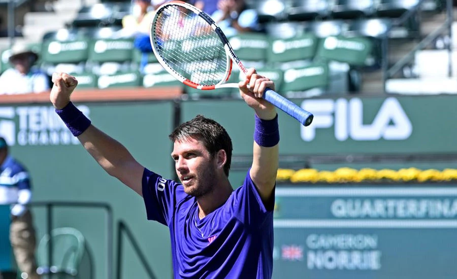 British tennis player Norrie to face Georgian tennis player in Indian Wells final