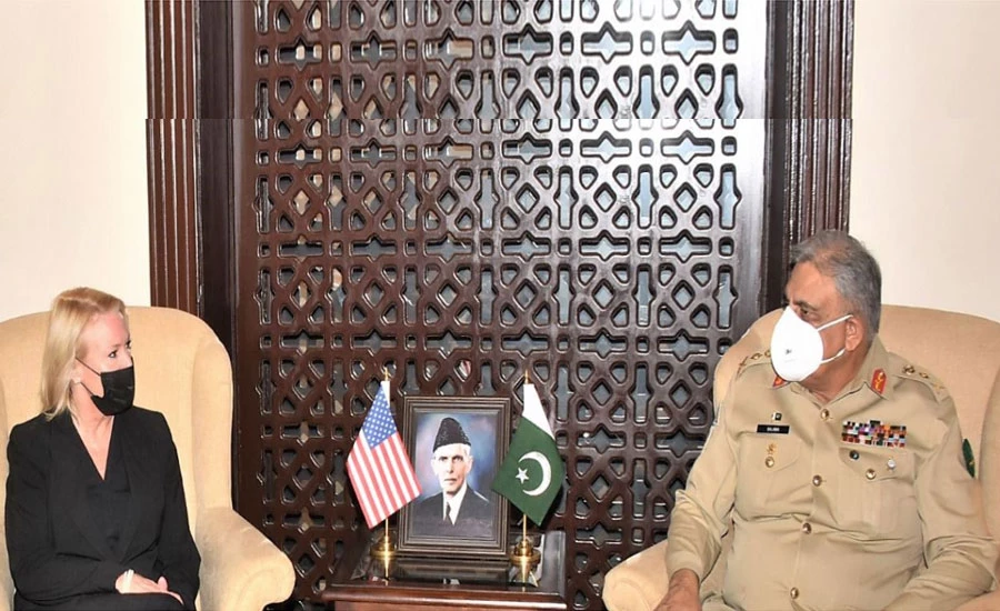 COAS Qamar Bajwa, US Charge d' Affairs discuss security situation in Afghanistan
