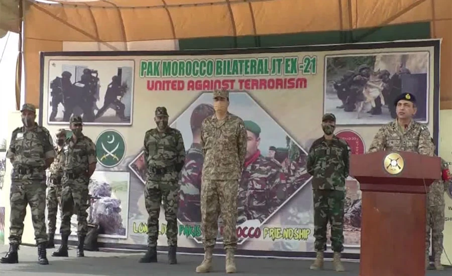 Closing Ceremony of Pakistan-Morocco Bilateral Joint Exercise – 2021 held at National Counter Terrorism Centre (NCTC), Pabbi
