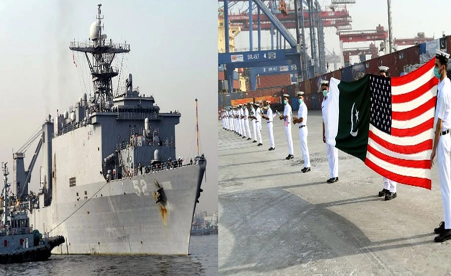 US Navy ship USS PEARL HARBOR visits Karachi port
