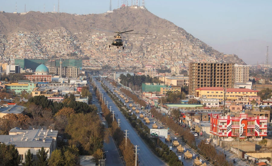 Taliban hold military parade with US-made weapons in Kabul in show of strength
