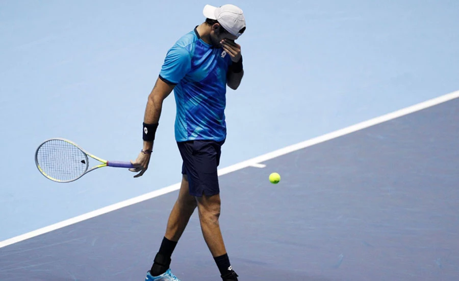 Italian tennis player Berrettini's ATP Finals campaign under doubt after injury retirement