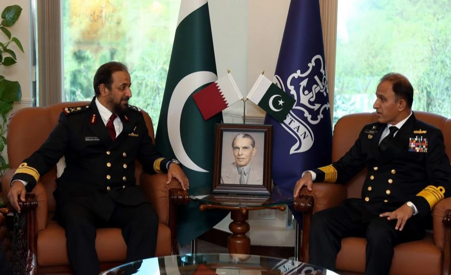 CNS Admiral Amjad Niazi, Qatar Emiri Naval Forces commander discuss security issues