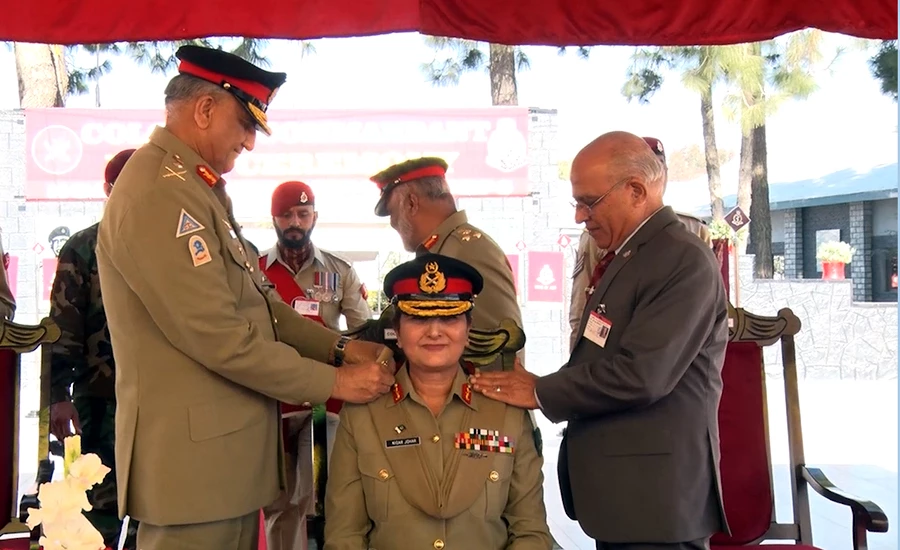 Lt Gen Nigar Johar installed as first female General to be appointed as Colonel Commandant of AMC