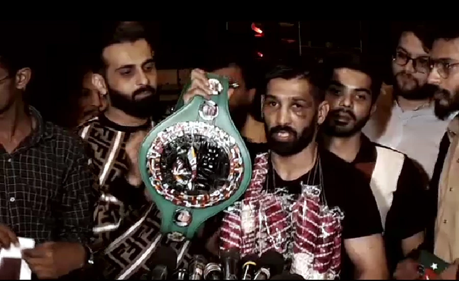 WBC silver title winner Muhammad Waseem accorded rousing welcome