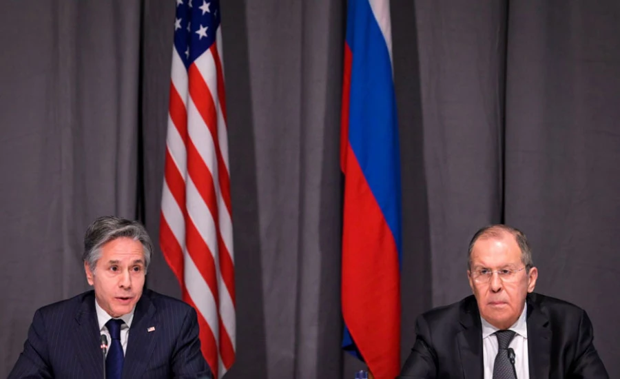 Blinken confronts Russia's Lavrov on Ukraine, warns of 'severe costs'