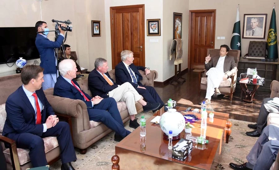 PM Imran Khan apprises US Senate delegation about situation in Afghanistan