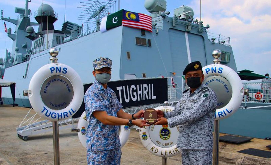 Pakistan Navy Ship Tughril visits Malaysia, participates in bilateral Naval drill