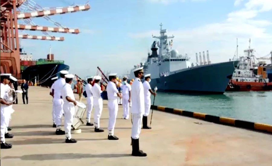 Pak Navy ship PNS Tughral visits Sri Lanka