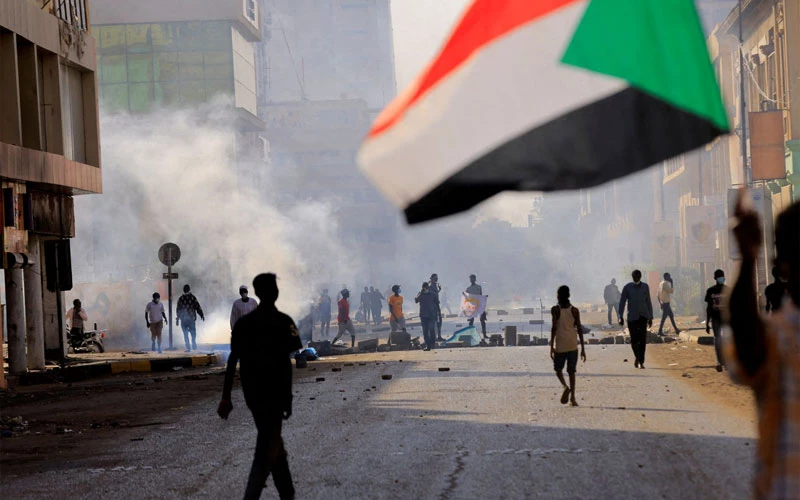Sudan forces fire tear gas to disperse protesters, internet cut in Khartoum