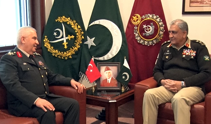 COAS Qamar Bajwa, Turkish Land Forces chief discuss defence collaboration